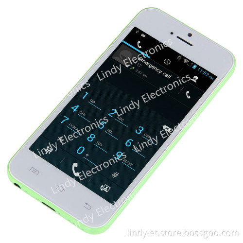 Xiaocai X800 4'' Mtk6572 Dual Core 1.3GHz 2.0MP+8.0MP WCDMA 1.3GHz Android 4.2 854*480IPS Screen Bluetooth WiFi GPS Smart Phone